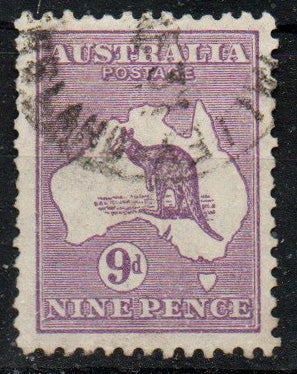 Australia 1929-30 9d Violet SG108 Good Used