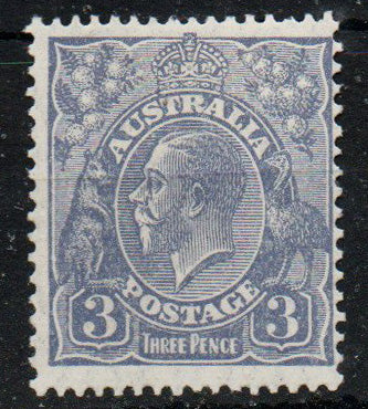 Australia 1928 3d Dull Ultramarine Perf 13½x12½ SG100 Lightly Mounted Mint (1039)