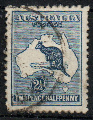 Australia 1917 2½d Deep Blue SG36 Fine Used
