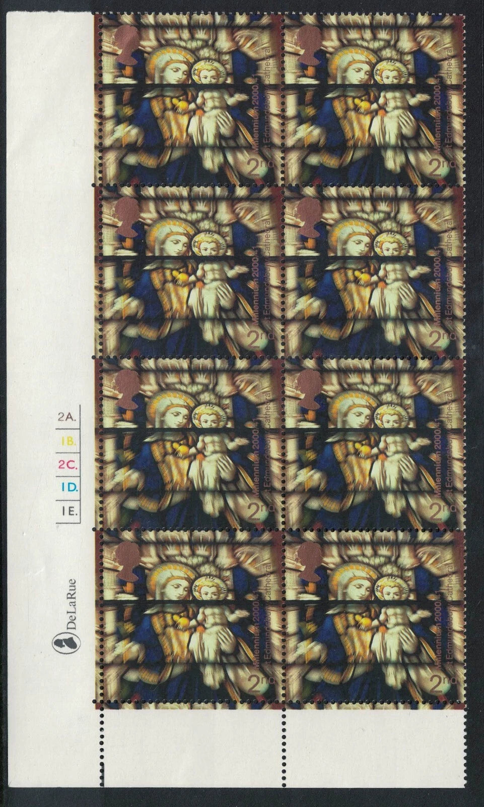 GB 2000 Spirit & Faith SG2170-03 Cyl Blocks of 8 Unmounted Mint (Ten54)
