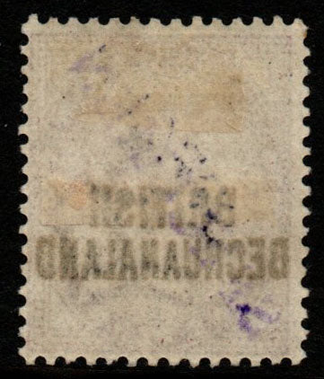 1881 British Bechuanaland SG172 Penny Lilac 16 dots Handstamped SPECIMEN Type BEC2 (954)