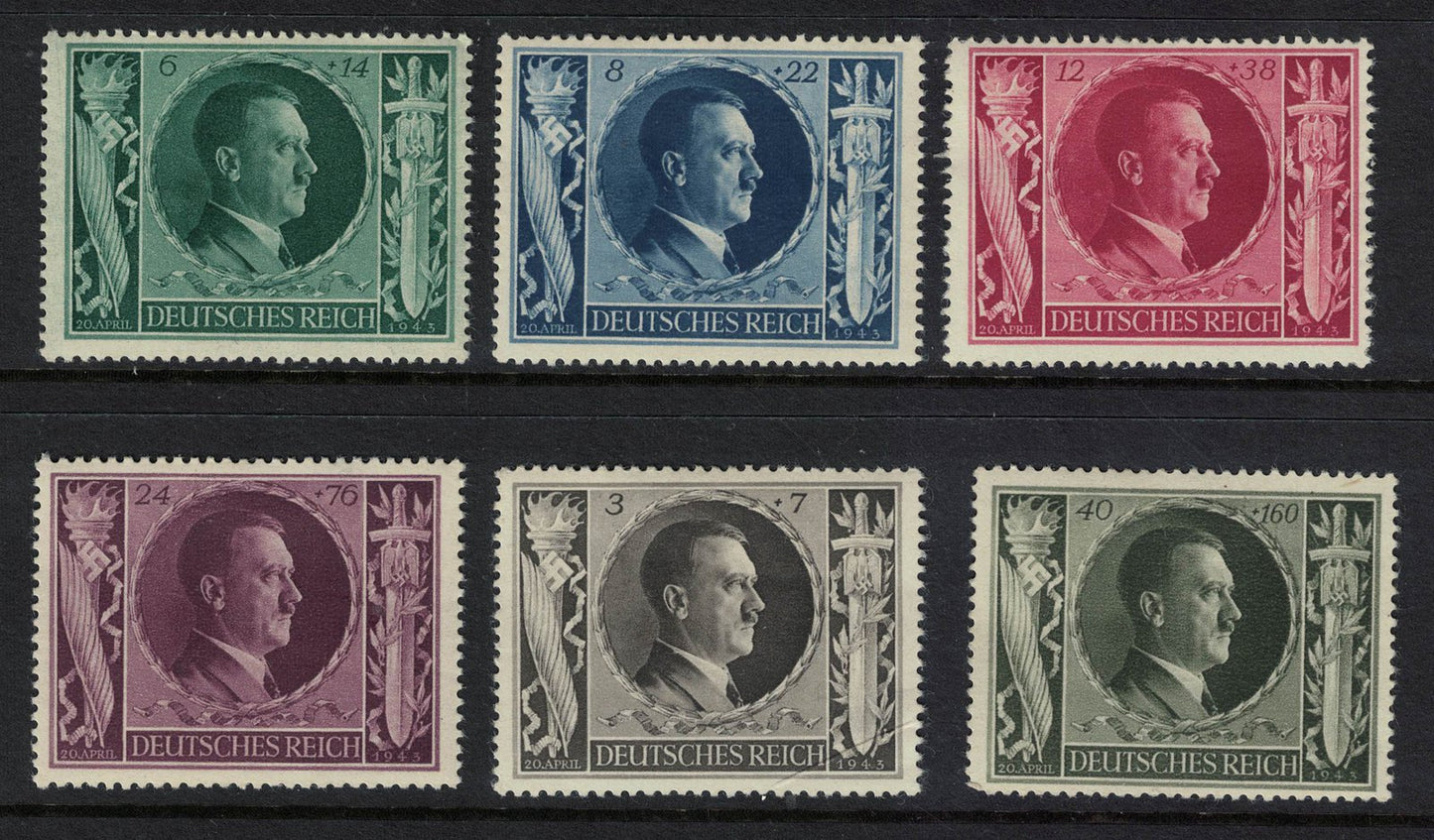 1943 Germany Hitler 54th Birthday.