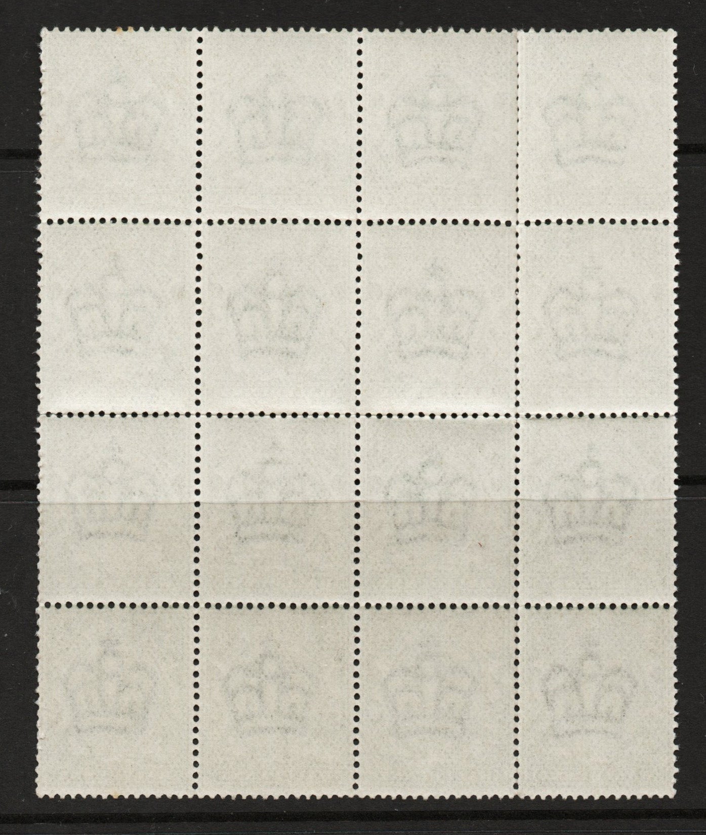 1911 GB KGV SG322 ½d Green Imp Crown Wmk Block of 16 all Unmounted Mint (AL11)