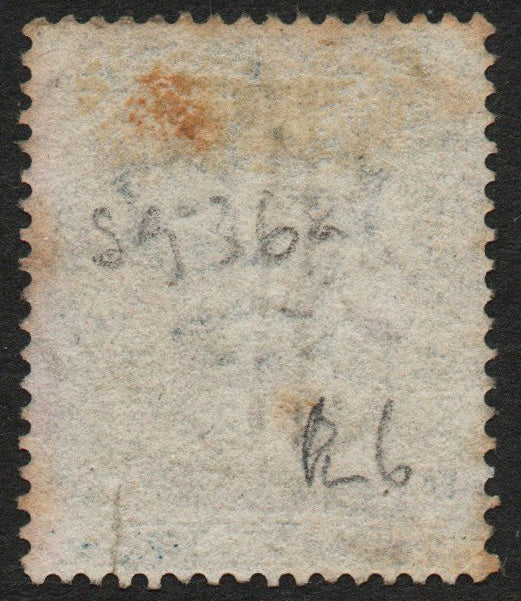 GB QV 2d Blue SG36a Plate 6 LC16 R-C (AM453)