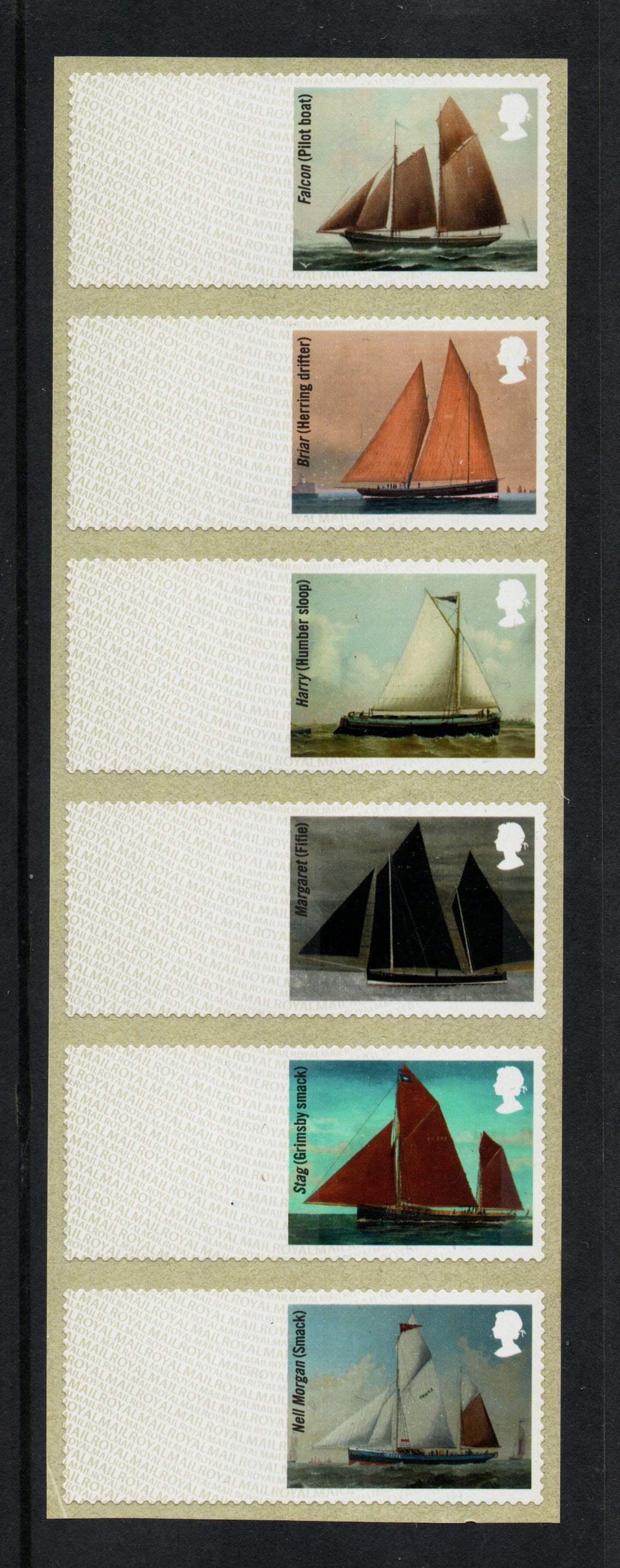 GB 2015 POST & GO Working Sail S/A Blanks Unprinted U/M MNH (AM953)