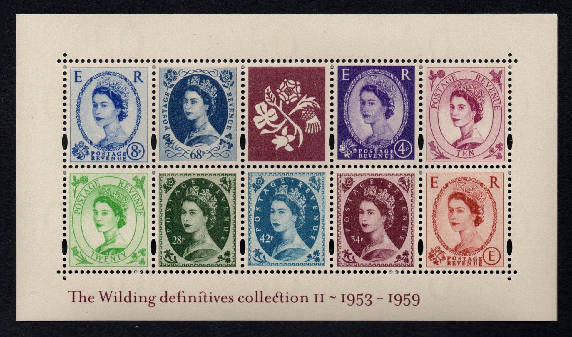 2003 GB QE2 50th Anniversary of Wilding Definitives M/S 2367 2nd Issue U/M