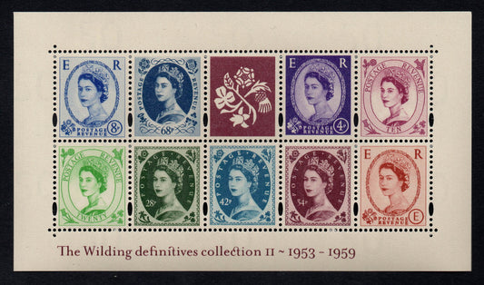 2003 GB QE2 50th Anniversary of Wilding Definitives M/S 2367 2nd Issue U/M