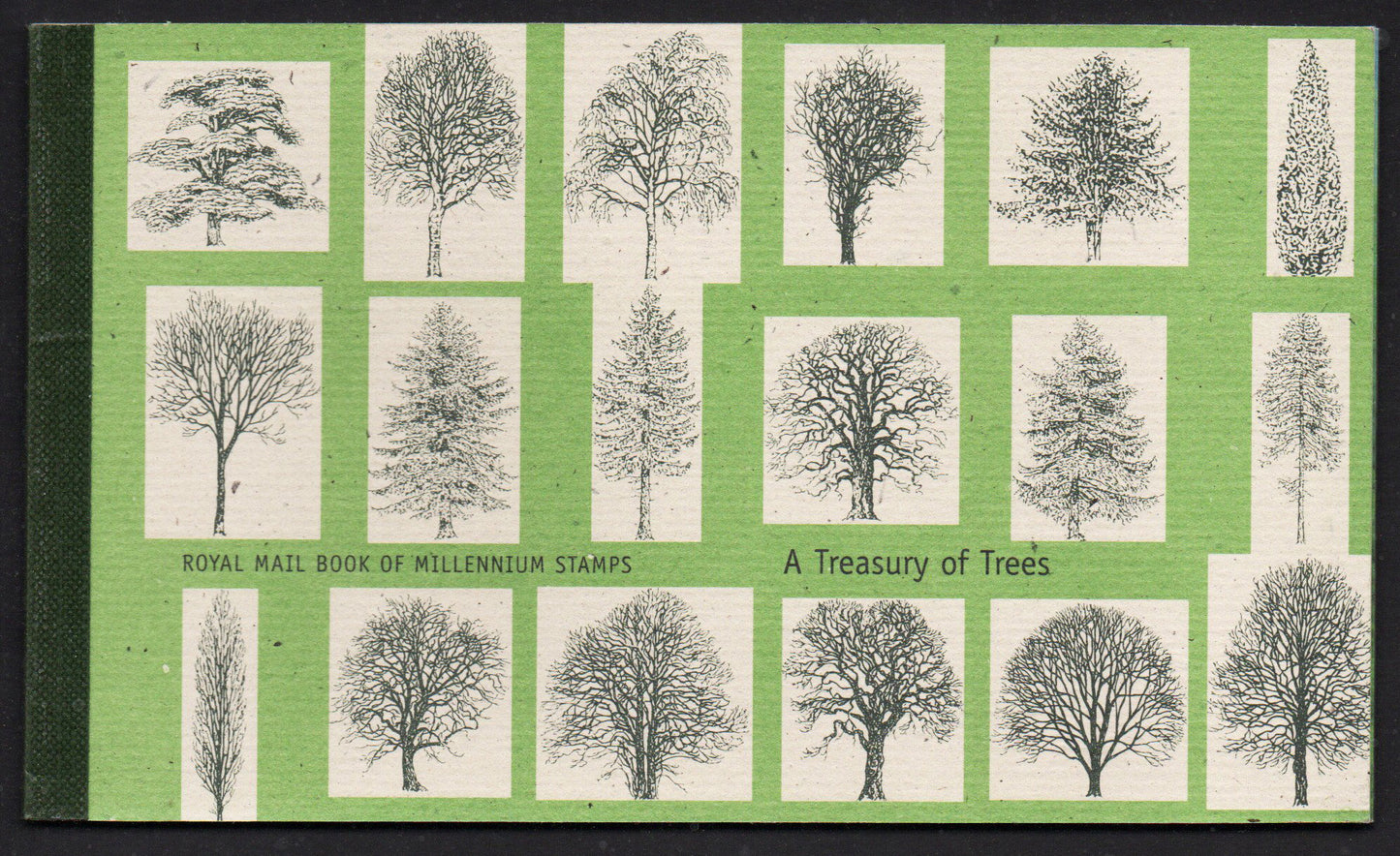 GB 2000 DX26 Treasury of Trees Prestige Booklet Complete and Mint