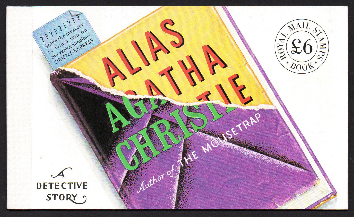GB 1991 DX12 Agatha Christie Prestige Booklet Complete and Mint