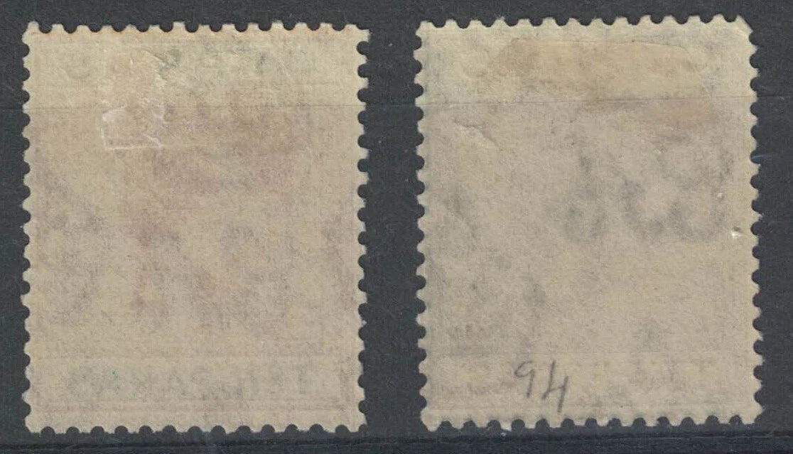 1921-23 Cyprus both 10 Paras. SG85 & 86 M/M Wmk Mult Script (392) J21