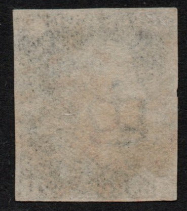 1840 GB QV SG1 Penny Black Plate 6 (L-I) 4 Nice margins Red Maltese Cross (LPS21)