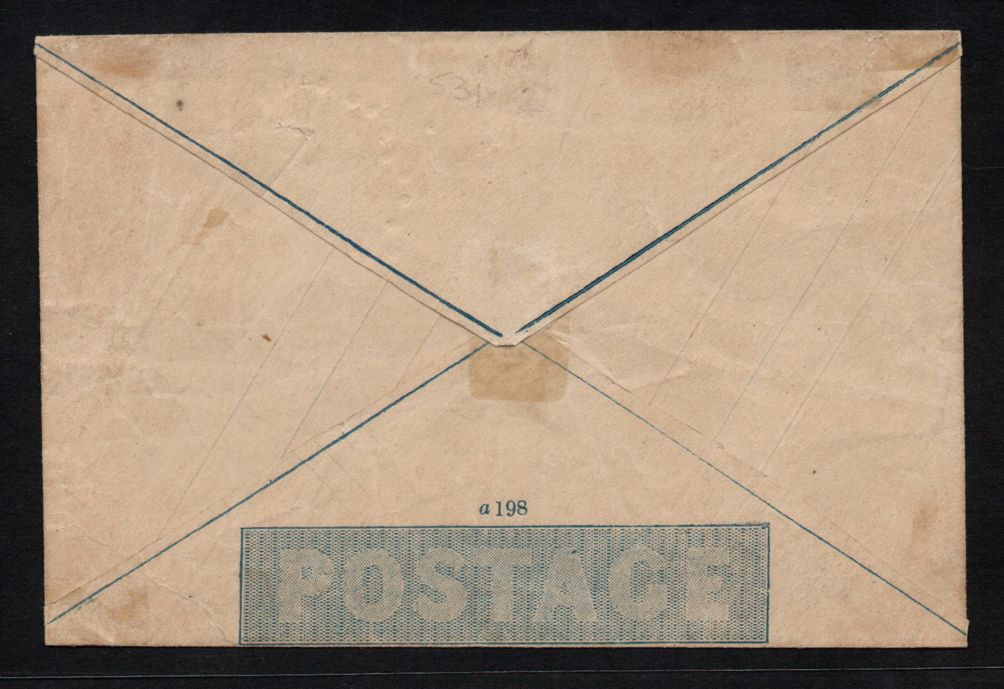 1840 GB QV 2d Unused Mulready Envelope (LPS3)