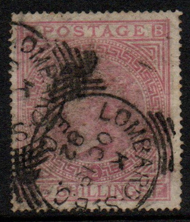 GB QV Surface Printed 1867-83 SG126 Plate 2 Lombard St CDS good colour