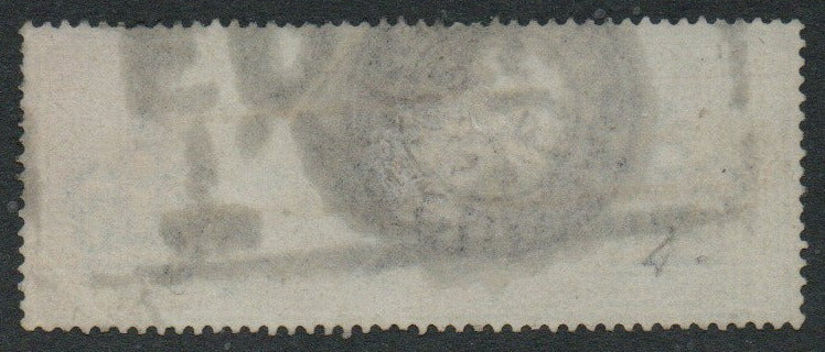 GB QV SG212 £1 Green T - B Parcel Cancel. Price reflects this (LPS78)