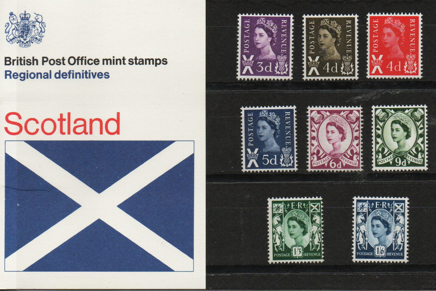c1970 GB Regional Presentation Pack No 23 Complete and U/M (TT060TD)