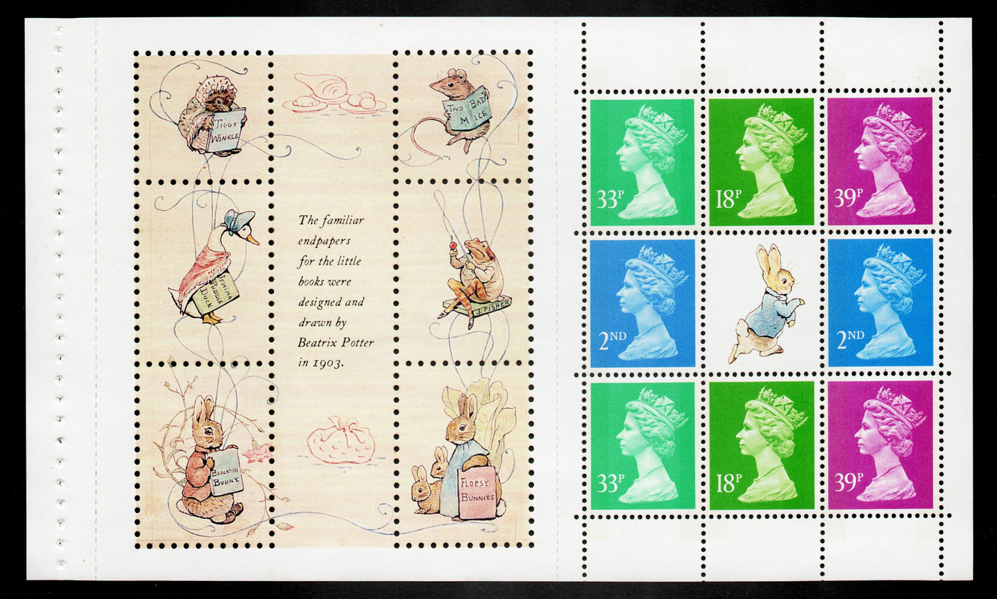 GB 1993 Prestige Pane X1012m From Beatrix Potter DX15 Book U/M (TT285)