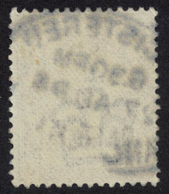 1882 GB QV SGO4 6d Grey Plate 18 Registered Post IR Official CDS (27 Aug 1895) Good Used Clean back