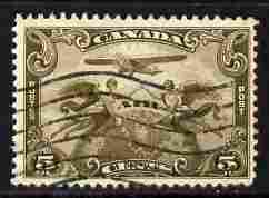 Canada 1928 Air 5c olive-brown good used, SG 274