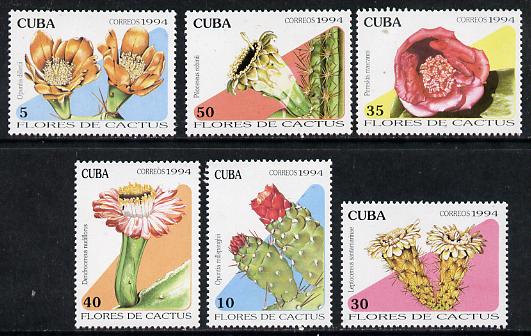 Cuba 1994 Cacti set of 6 unmounted mint, Mi 3764-69