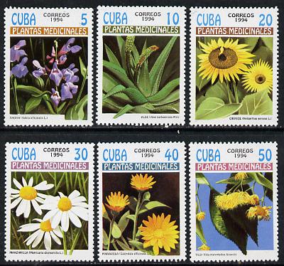 Cuba 1994 Medicinal Plant set of 6 unmounted mint, Mi 3737-42