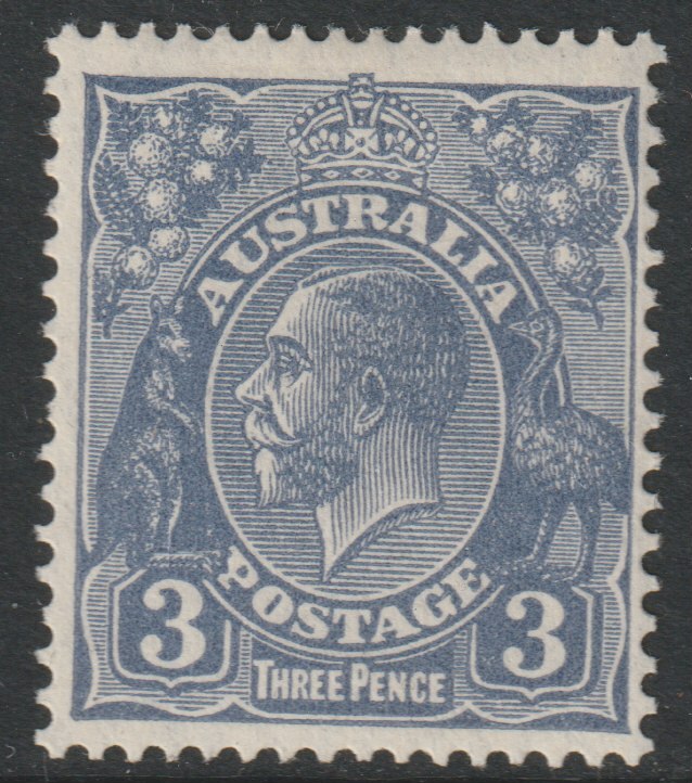 Australia 1926 KG5 3d dull ultramarine mounted mint,SG100