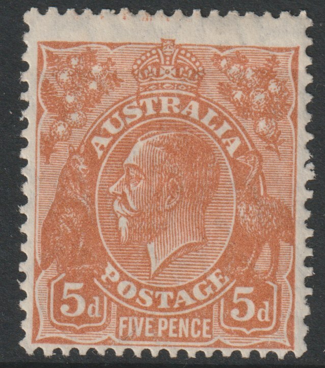 Australia 1926 KG5 5d orange-brown mounted mint,centred low, SG103a