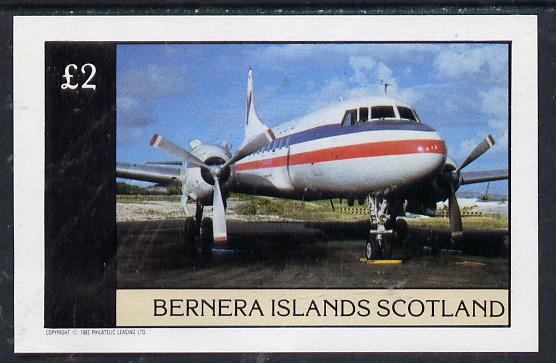 Bernera 1982 Aircraft #04 imperf deluxe sheet (£2 value) unmounted mint