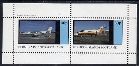 Bernera 1982 Jets perf,set of 2 values (40p & 60p) unmounted mint