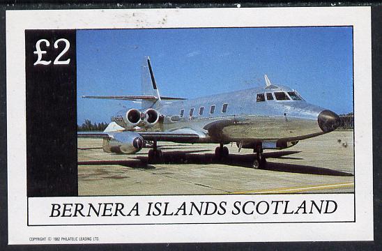 Bernera 1982 Jets imperf deluxe sheet (£2 value) unmounted mint