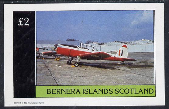 Bernera 1982 Aircraft #06 imperf deluxe sheet (£2 value) unmounted mint