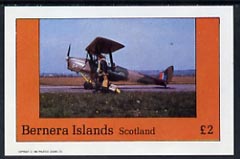 Bernera 1982 Aircraft #11 imperf deluxe sheet (£2 value) unmounted mint