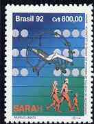 Brazil 1992 Sarah Locomotor Hospital unmounted mint, SG 2557*