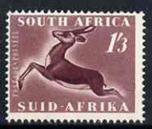 South Africa 1953 Springbok 1s3d unmounted mint, SG 147*