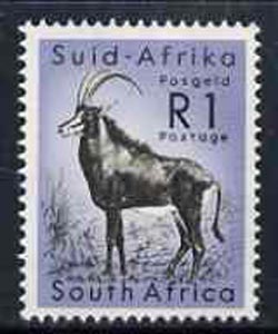 South Africa 1961 Antelope 1r from decimal def set unmounted mint, SG 197