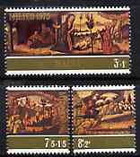 Malta 1975 Christmas set of 3 unmounted mint, SG 549-51