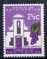 South Africa 1961 Groot Constantia 2.5c (no wmk) unmounted mint, SG 213*