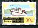 Nevis 1980 Europa (Liner) 30c from opt'd def set, SG 42 unmounted mint*