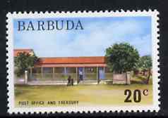 Barbuda 1974 Post Office & Treasury 20c from pictorial def set, SG 190 unmounted mint*