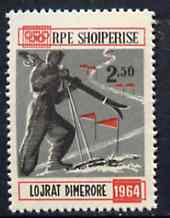 Albania 1963 Innsbruck Winter Olympic Games 2L50 Skiing unmounted mint, Mi 794