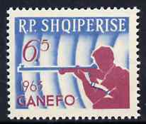 Albania 1964 Rifle Shooting 6L50 from 'GANEFO' Games set unmounted mint, Mi 807