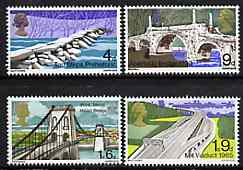 GB Great Britain 1968 Bridges unmounted mint set of 4, SG 763-66*