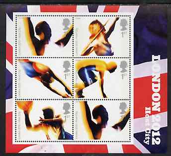 GB Great Britain 2005 London 2012 Host City for Olympic games perf m/sheet unmounted mint