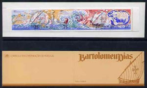 Booklet - Portugal 1988 Bartolomeu Dias's Voyages 104E booklet complete with first day commemorative cancel, SG SB43