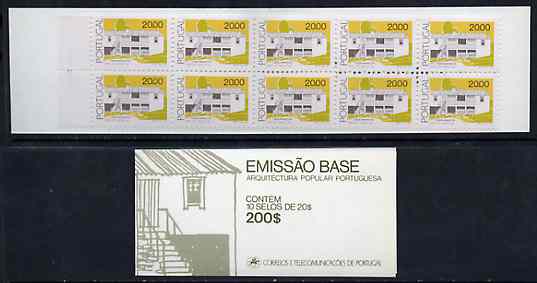 Booklet - Portugal 1985 Architecture 200E booklet complete and pristine, SG SB26