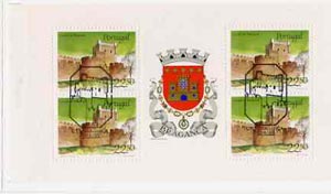 Booklet - Portugal 1986 Braganca Castle 90E booklet complete with first day commemorative cancel, SG SB30