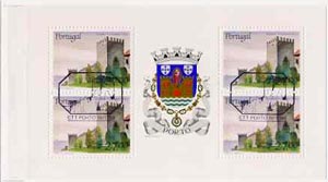 Booklet - Portugal 1988 Fernandine Walls Castle 108E booklet complete with first day commemorative cancel, SG SB41