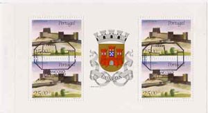 Booklet - Portugal 1987 Trancosa Castle 100E booklet complete with first day commemorative cancel, SG SB38