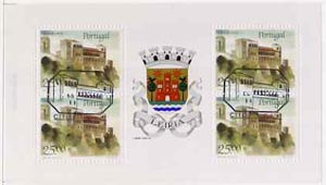 Booklet - Portugal 1987 Leiria Castle 100E booklet complete with first day commemorative cancel, SG SB37