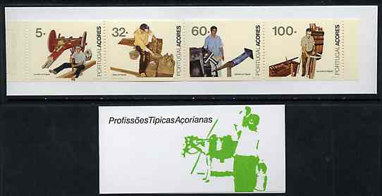 Booklet - Portugal - Azores 1990 Traditional Occupations 197E booklet complete and pristine, SG SB10