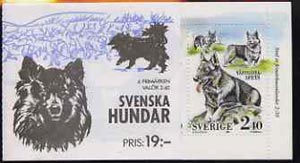 Booklet - Sweden 1989 Kennel Club 19k booklet complete and pristine, SG SB421